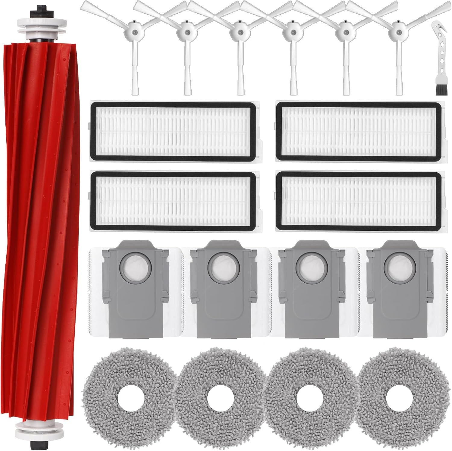 Kit de pièces de rechange complet (Roborock Qrevo S, Qrevo Pro, Qrevo MaxV, Qrevo Plus)