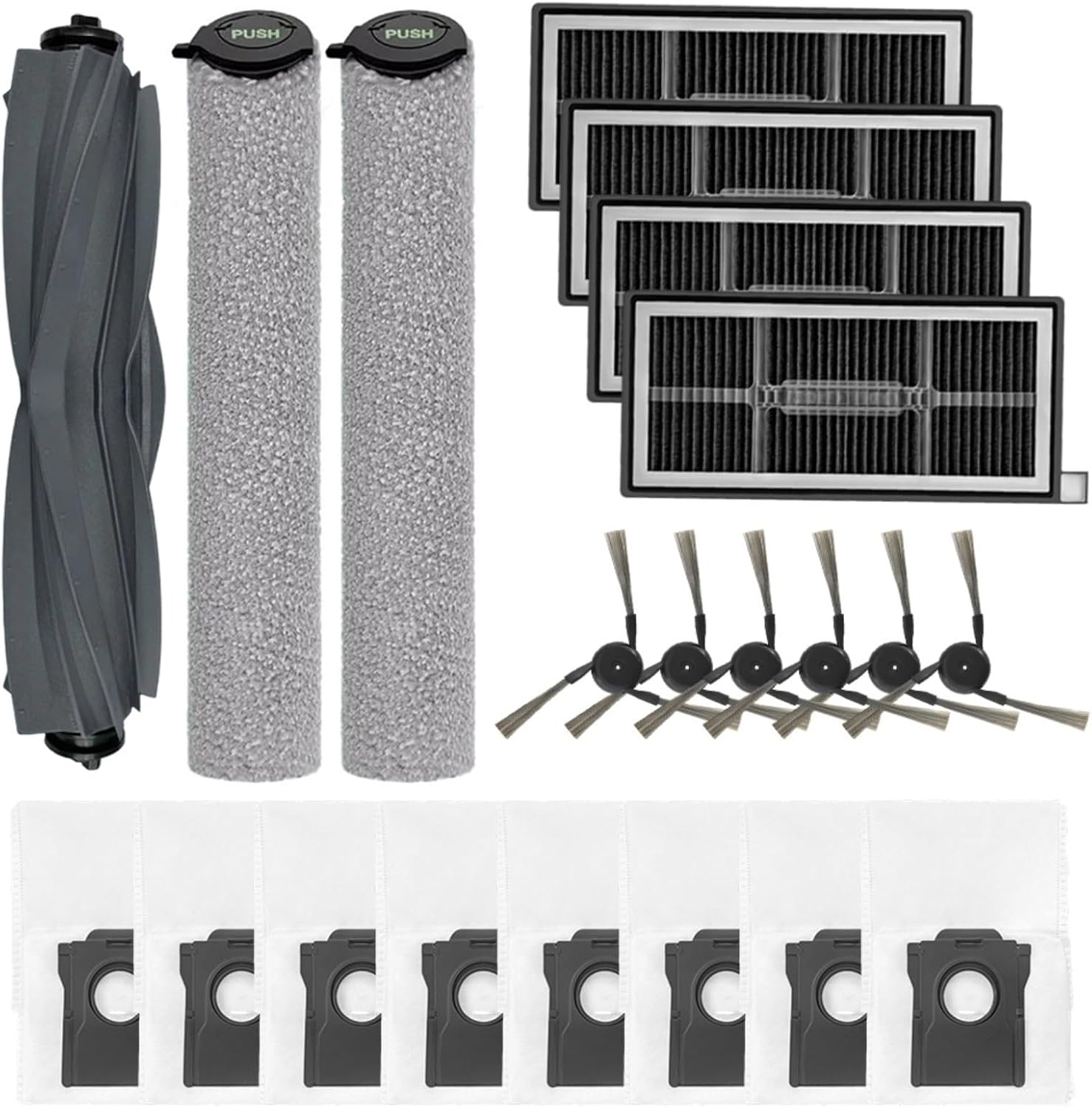 Kit de pièces de rechange avec rouleau de lavage (MOVA S70 Roller, S70 Ultra Roller, S70 Pro Roller)