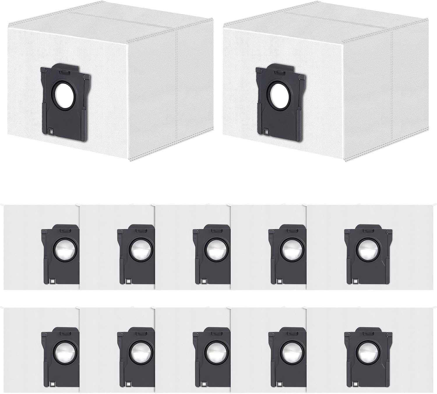 Lot de 12 sacs à poussière grande capacité 5L (D20 Pro Plus, D20 Plus)