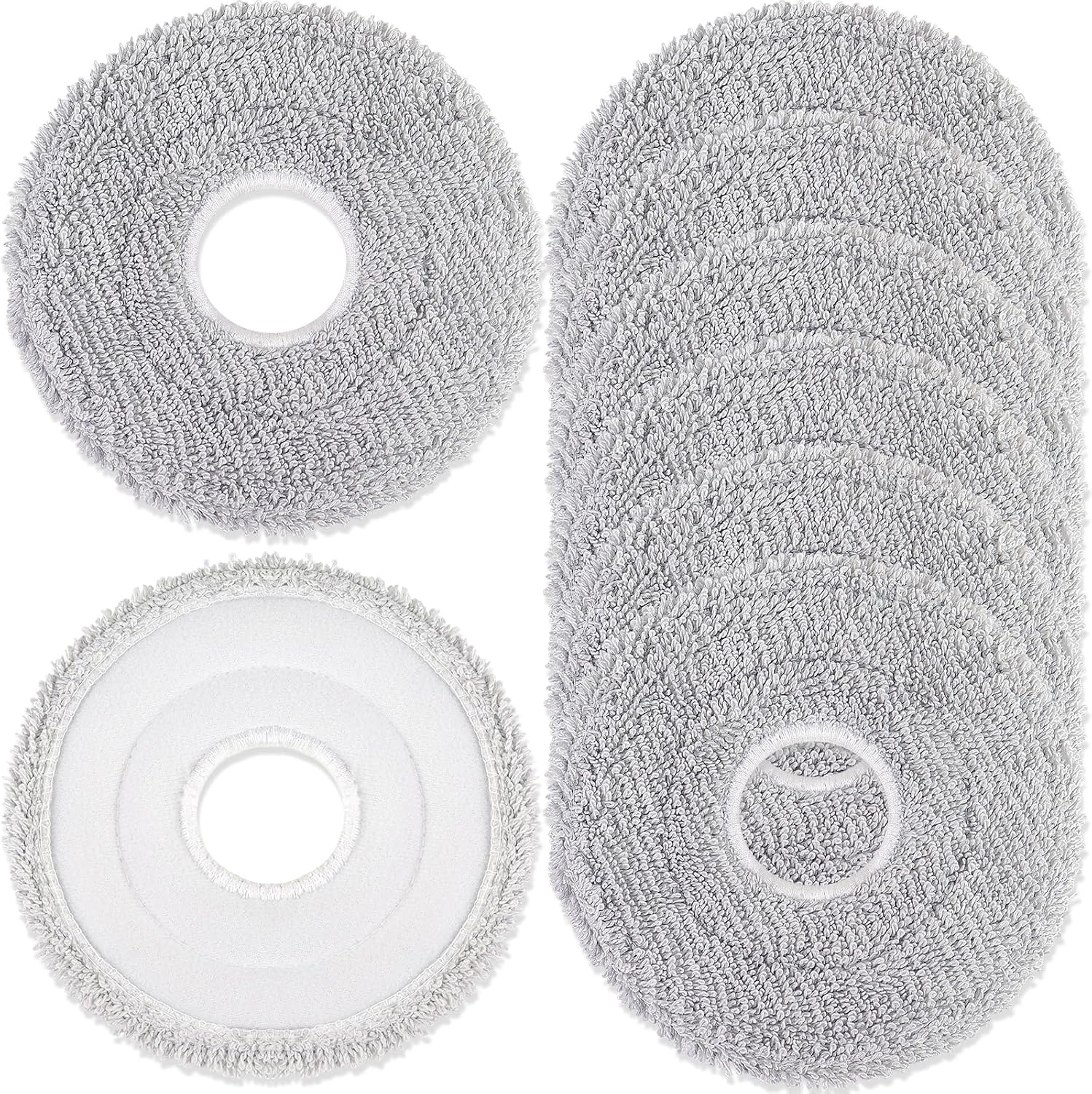 Lot de 8 serpillières lavables de rechange (L40s Pro Ultra et compatibles)